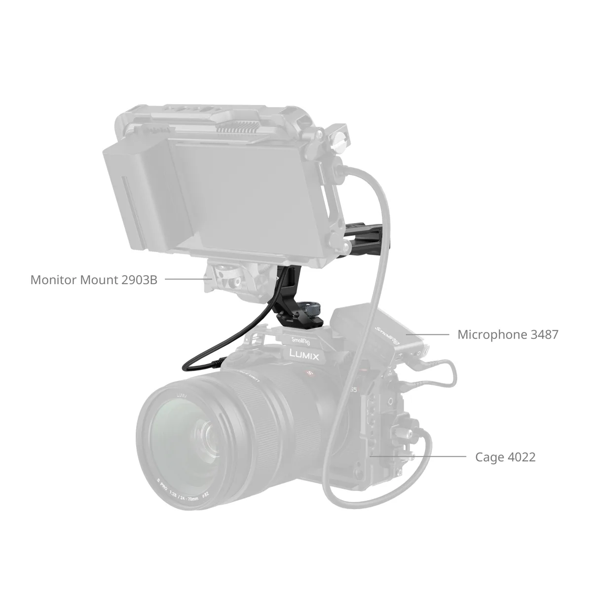 SmallRig 4927 Top Handle with Rec Trigger (ARRI Locating Screw)