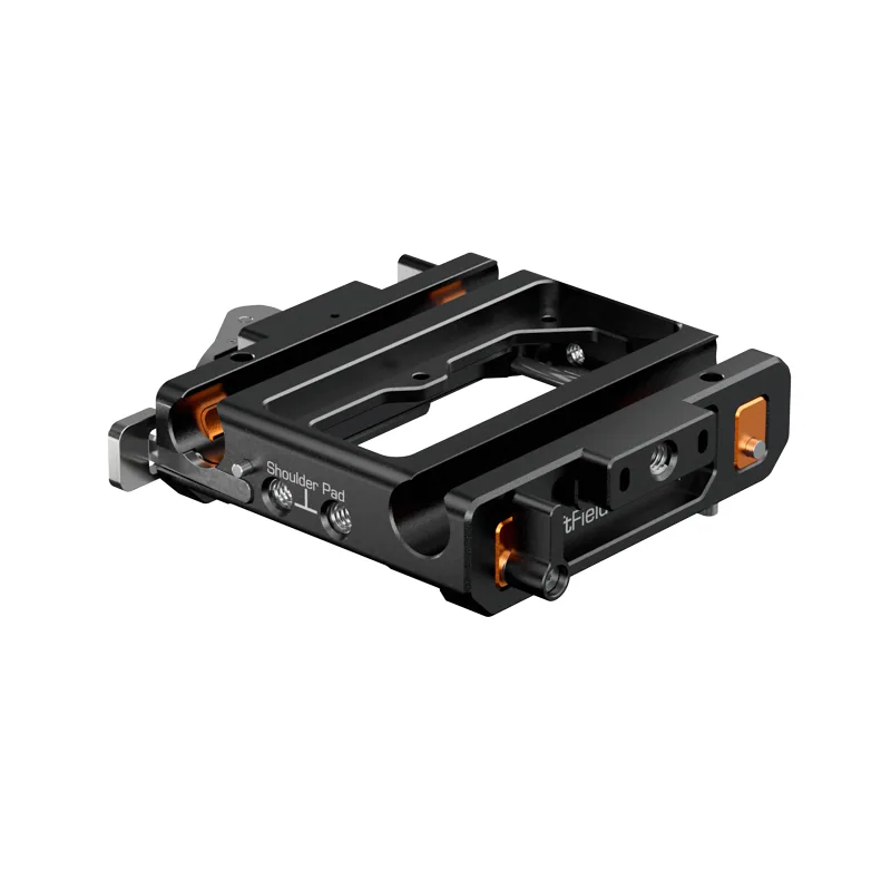 Bright Tangerine LeftField 3 15mm LWS Quick Release Baseplate Core