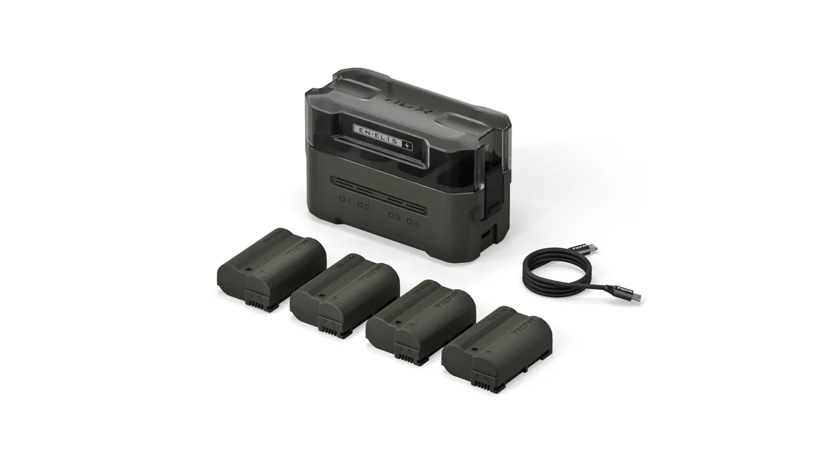 Tilta Portable Charging Station with 4 Batteries for Nikon EN-EL15C