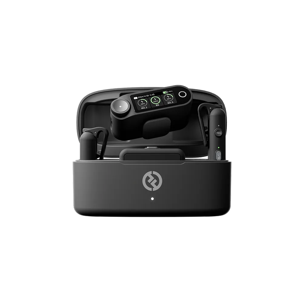 Hollyland LARK MAX 2 Solo Wireless Microphone System for Cameras (Space Gray)