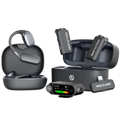 Hollyland LARK MAX 2 Ultimate Combo 2-People Wireless Microphone System (Space Gray)
