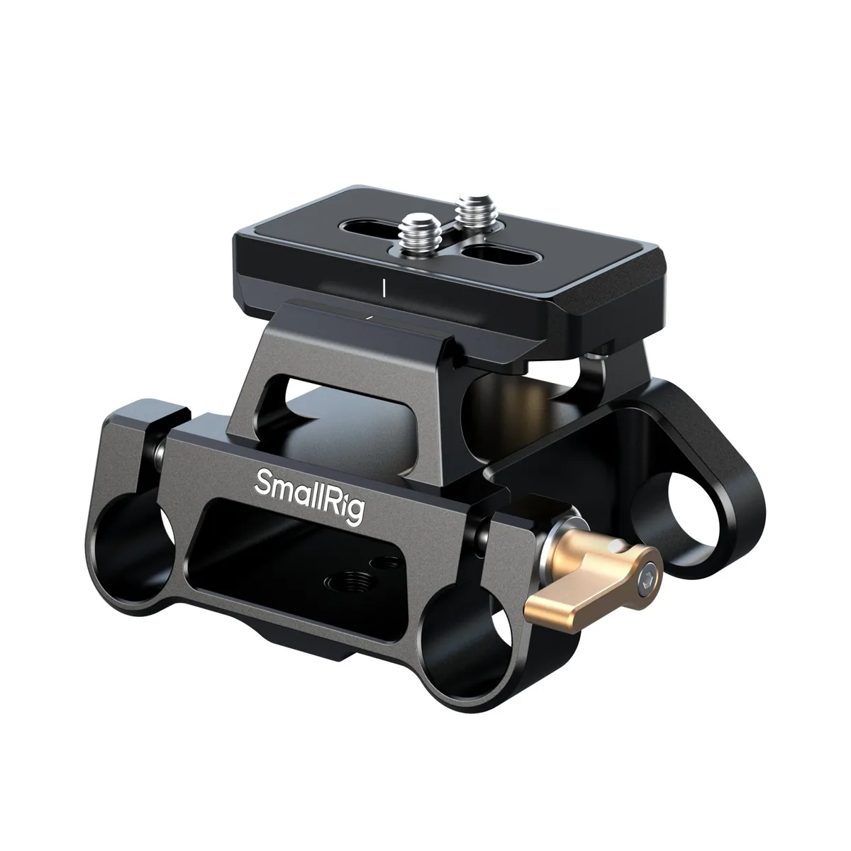 SmallRig 5365 Arca-Type Mount Plate Kit with 15mm Dual Rod Clamp