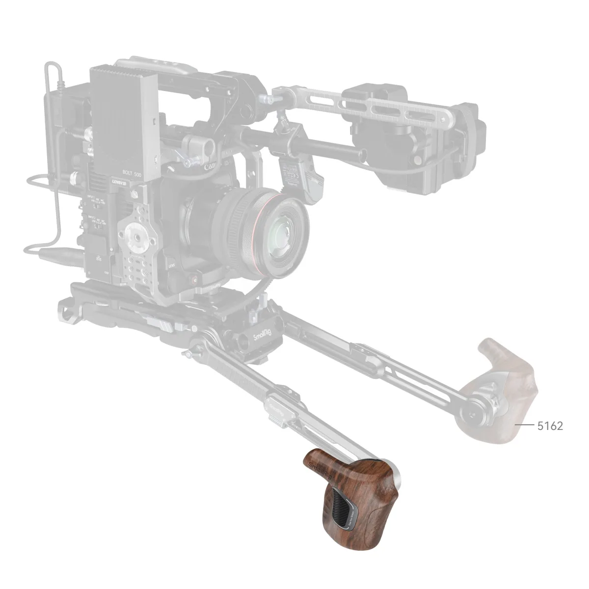 SmallRig 5193 “ImageGrip” Series Wooden Handle with ARRI Rosette (Right Side)