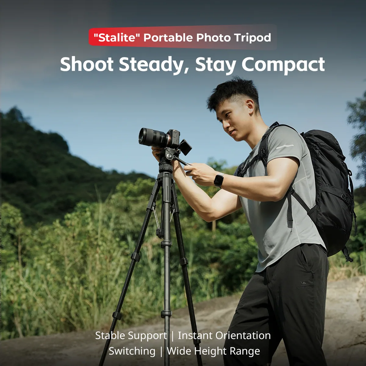 SmallRig 5351 “Stalite” AP-21 Portable Photo Tripod