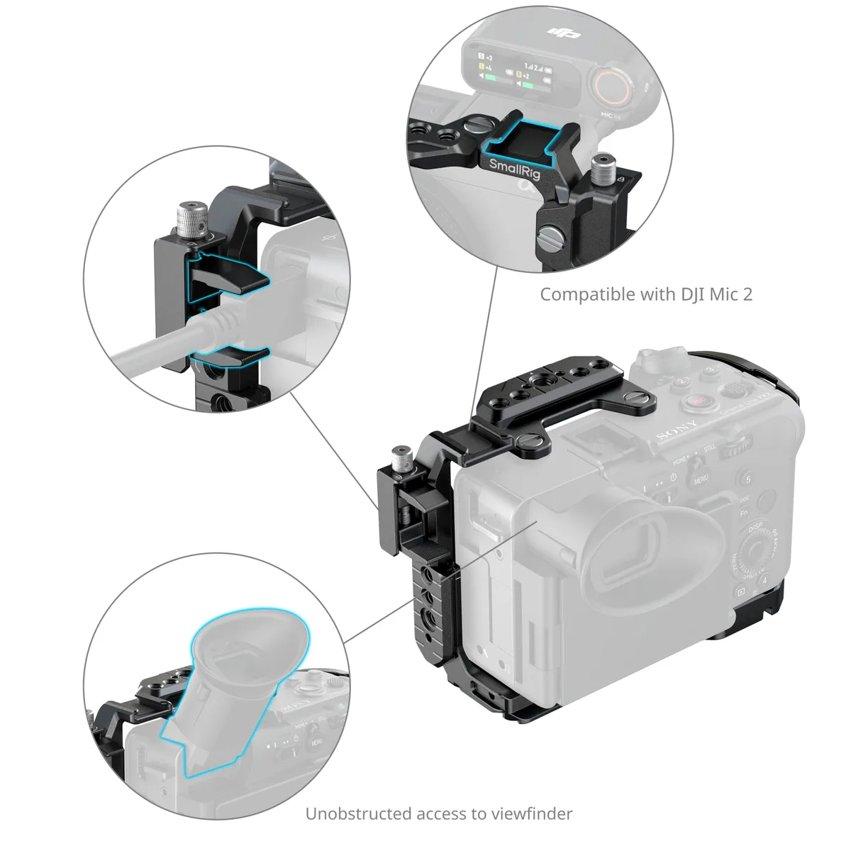 SmallRig 5587 Cage for Sony FX2