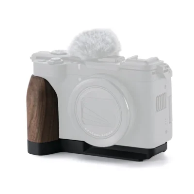Tilta Mounting Baseplate with Wooden Grip for Canon PowerShot V1