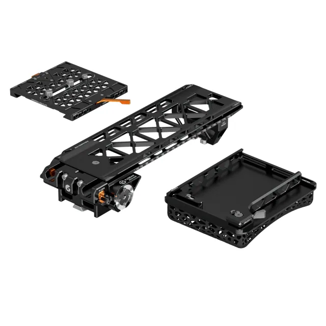 Bright Tangerine KASBAH Atman Universal Shoulder Rig Kit (Wide, 2-Axis BUD VCT-14)