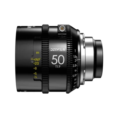 DZOFilm Vespid Prime2 50mm T1.9 Lens (PL Mount, Meters)
