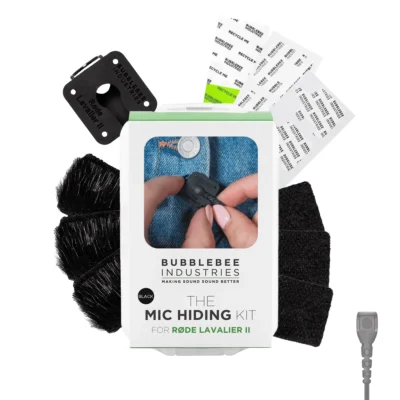 Bubblebee Industries The Mic Hiding Kit for Rode Lavalier II Mic (Black)