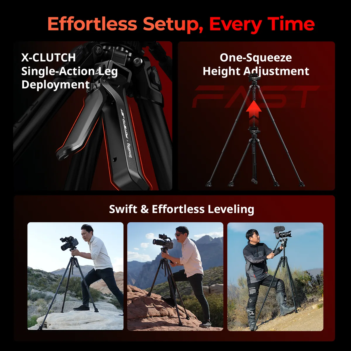 SmallRig x Potato Jet 5755 TRIBEX CARBON II Tripod Kit