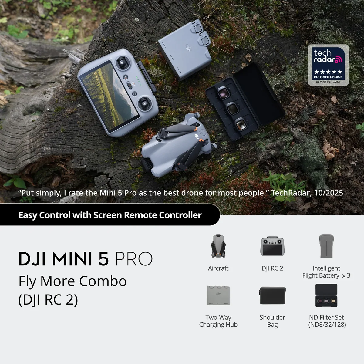 DJI Mini 5 Pro Fly More Combo (DJI RC2)