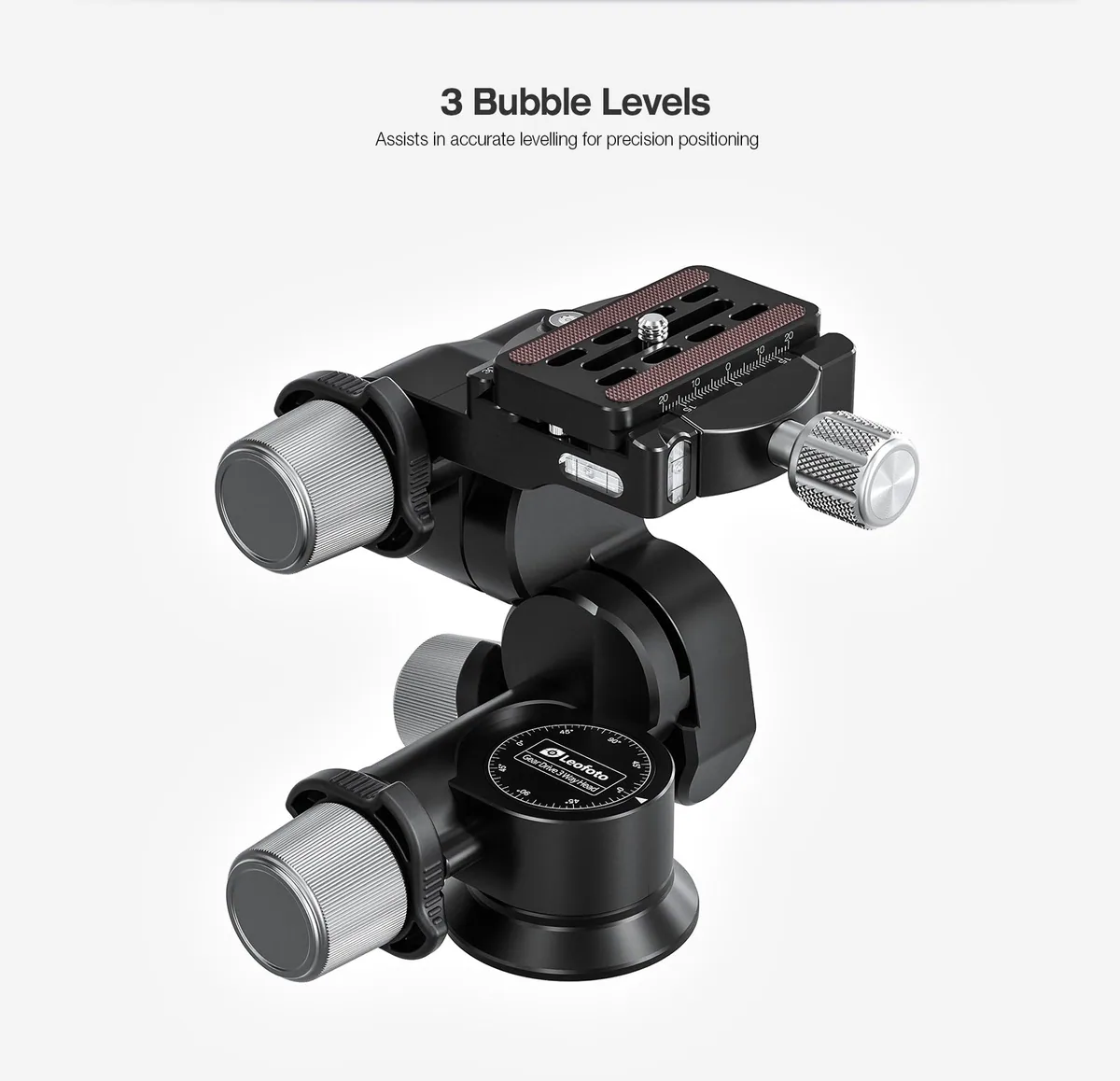 Leofoto GW-01 3-Way Geared Head