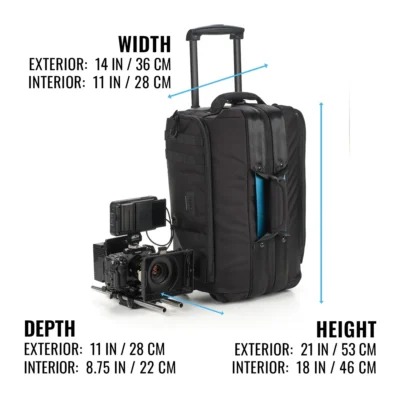 Tenba Cineluxe V2 Roller 21 (Black, 28L)