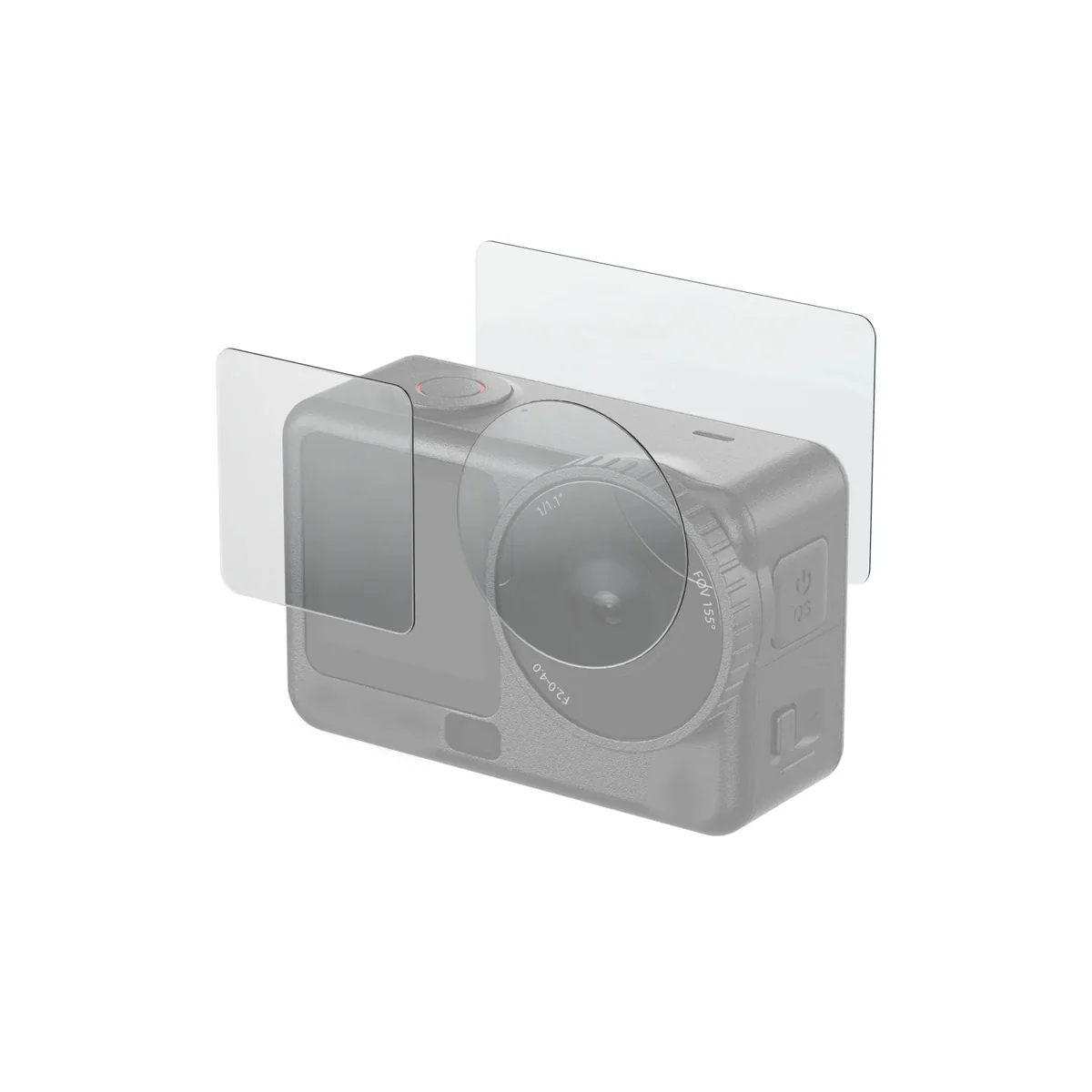 SmallRig 5892 Tempered Glass Screen Protector Kit for DJI Osmo Action 6