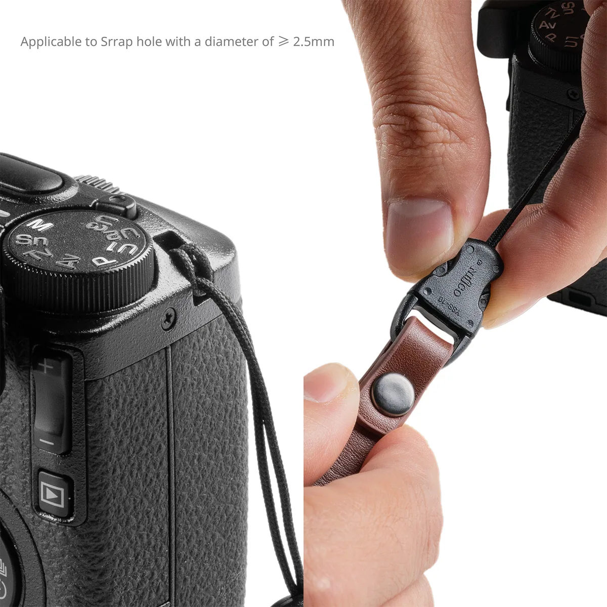 SmallRig 5687 Quick Release Shoulder Strap for Ricoh GR Series (Red)
