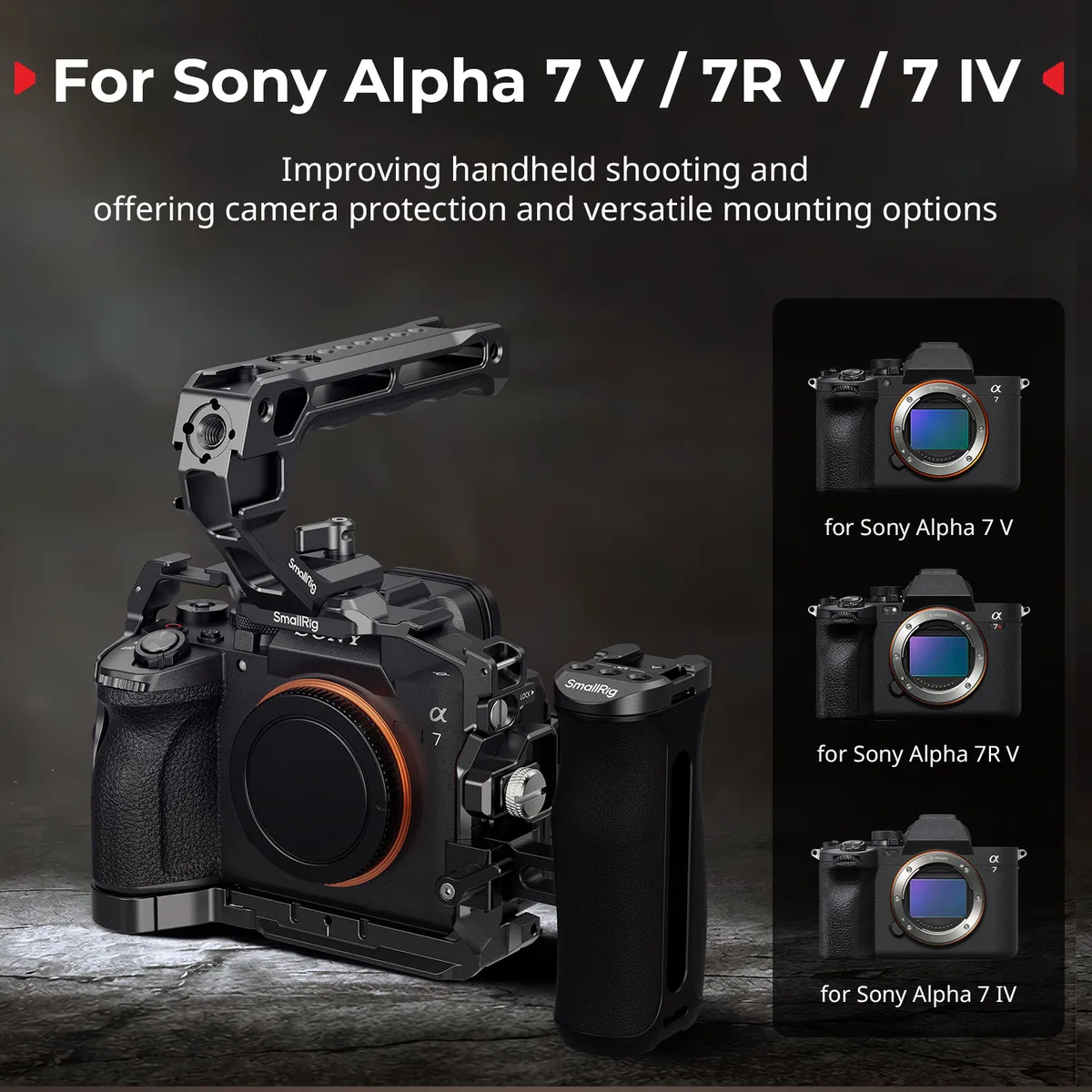 SmallRig 6026 Advanced Cage Kit for Sony Alpha 7 V / 7R V / 7 IV