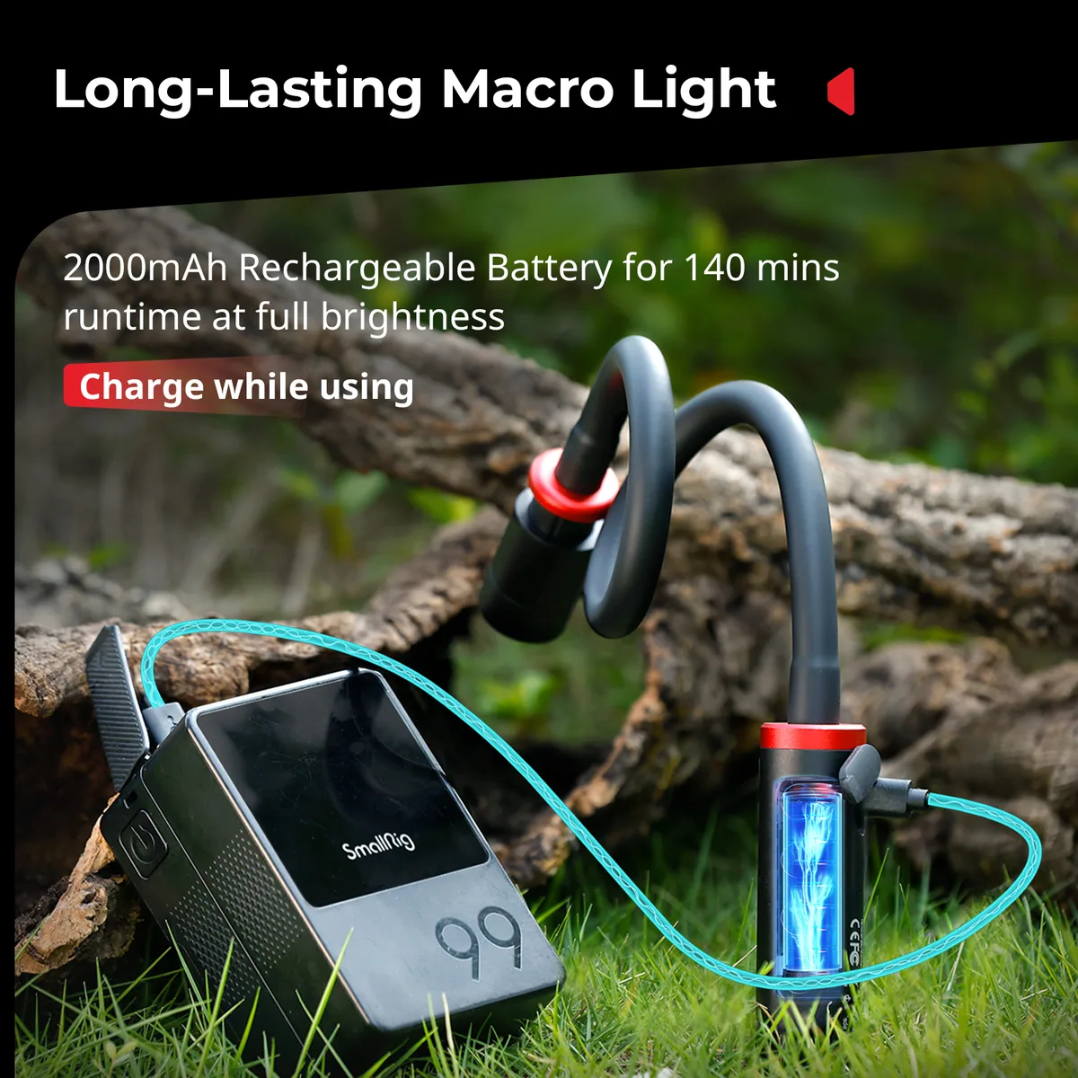 SmallRig 5796 RM 03 Macro Photography LED Video Light Kit (2 Pack)