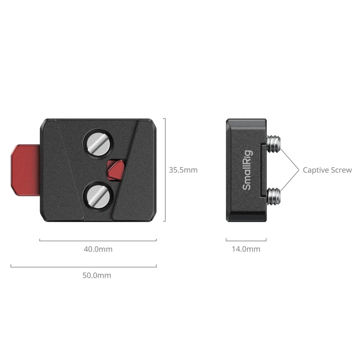 SmallRig 6021 Quick Release V-Lock Mount Plate Kit