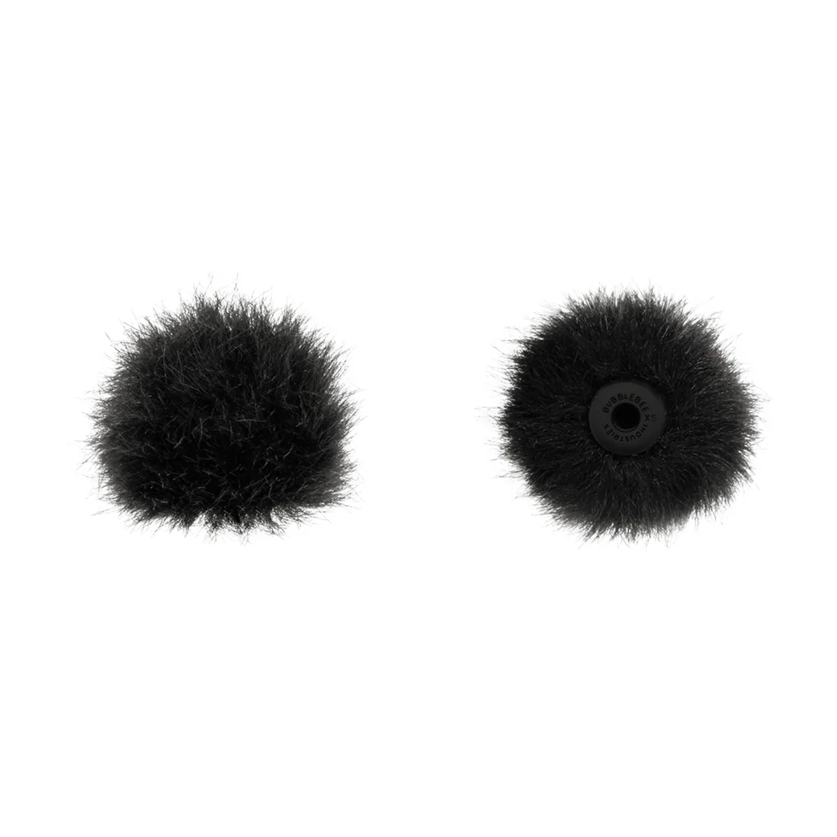 Bubblebee Industries The Windbubble PRO Fur Windscreen for Omni Lavalier Mics (Black, XS, 2-Pack)
