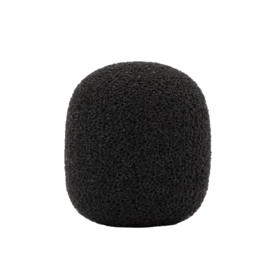 Bubblebee Industries The Microphone Foam for Lavalier Mics Pop Filter (Extra-Large, Black, 4-Pack)