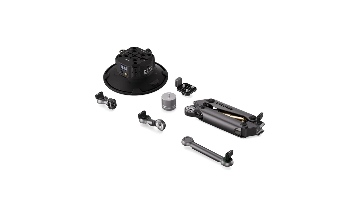 Tilta Hydra Alien Mini Electronic Suction Cup (6″) Kit (Titanium Gray)