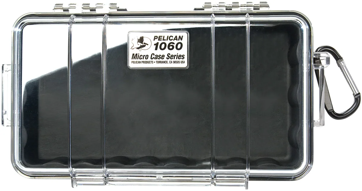 Pelican 1060 Micro Case (Yellow/Clear)