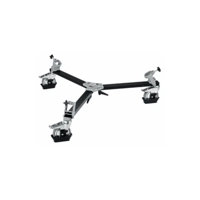 Manfrotto 114 Heavy-Duty Cine/Video Dolly for Tripods with Round Feet