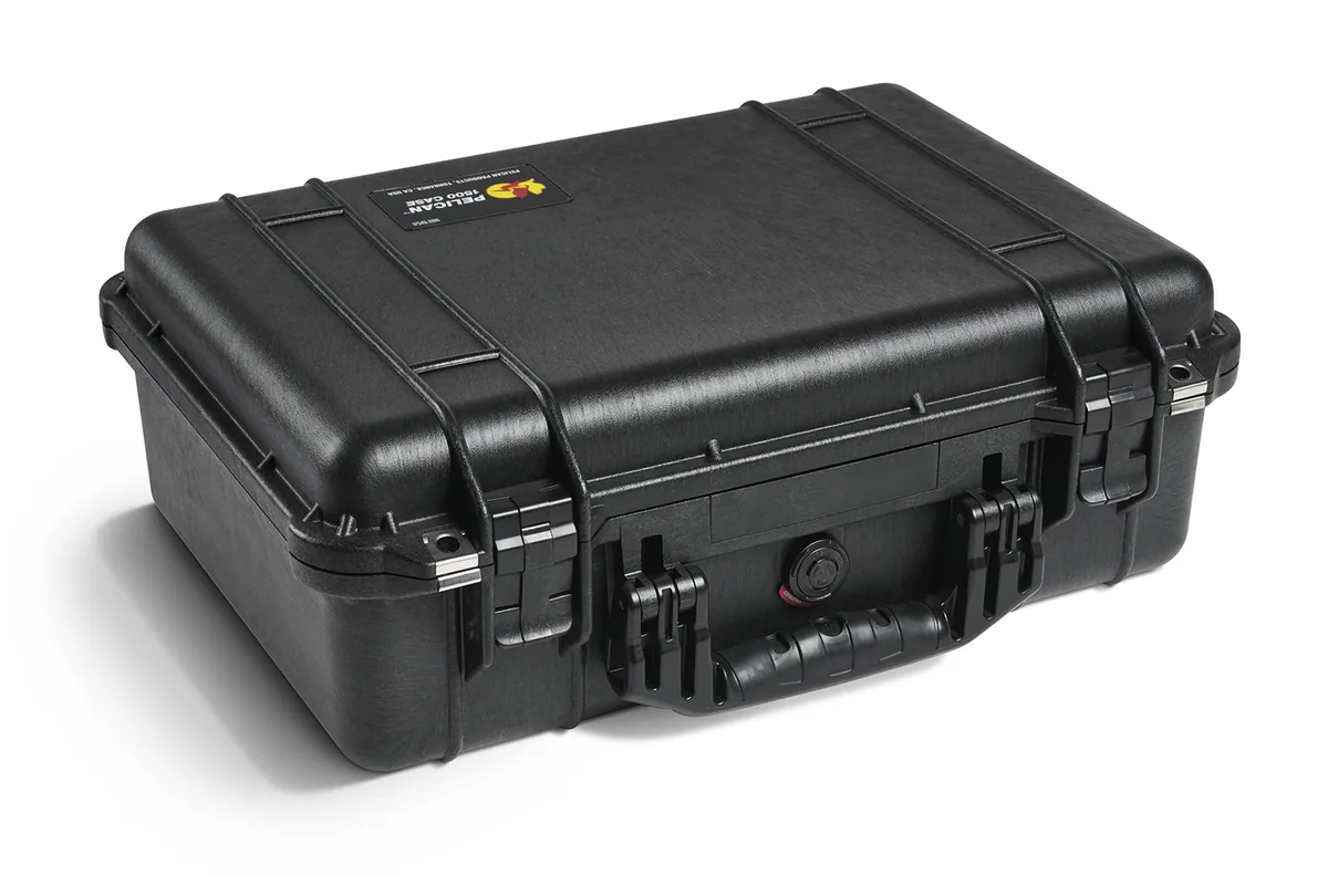 Pelican 1500 Case (Black, No Foam)