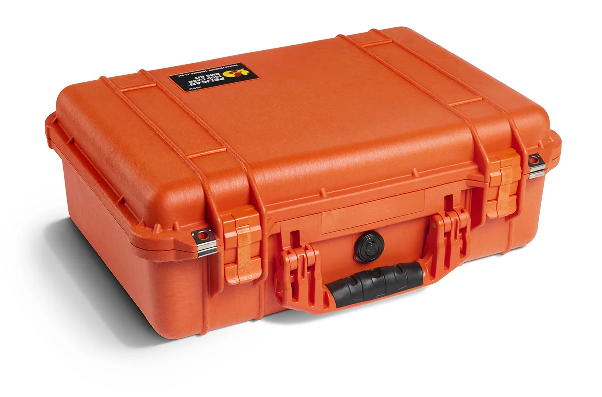 Pelican 1500 Case (Orange, No Foam)