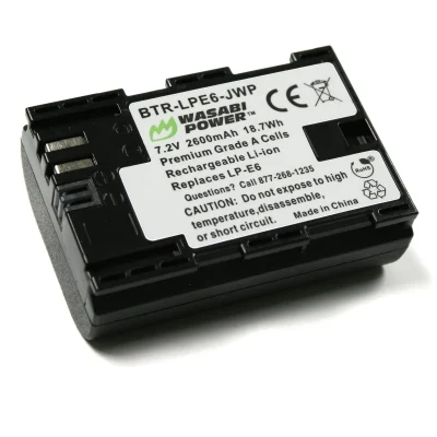 Wasabi Power Battery – Canon LP-E6 type