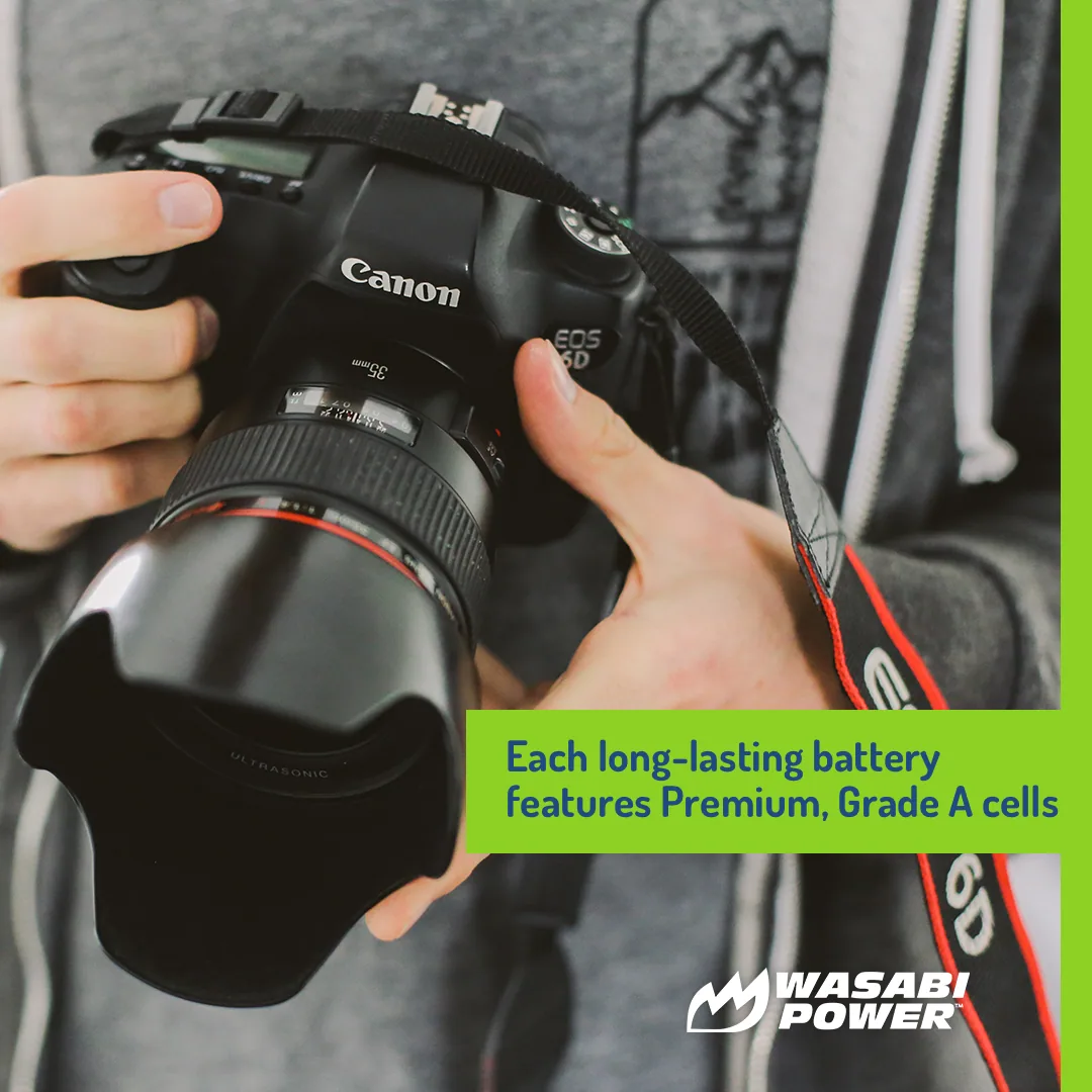 Wasabi Power Battery – Canon LP-E6 type