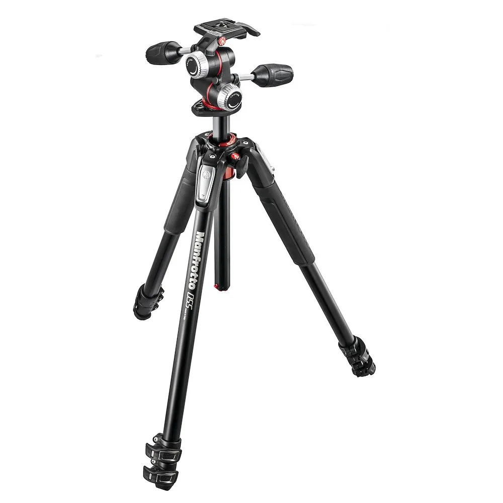 Manfrotto MK055XPRO3-3W Aluminum Tripod with 3-Way Head