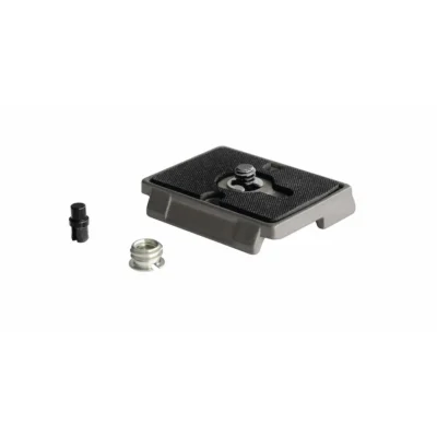 Manfrotto 200PL Quick Release Plate with 1/4″-20 Screw and 3/8″ Bushing Adapter