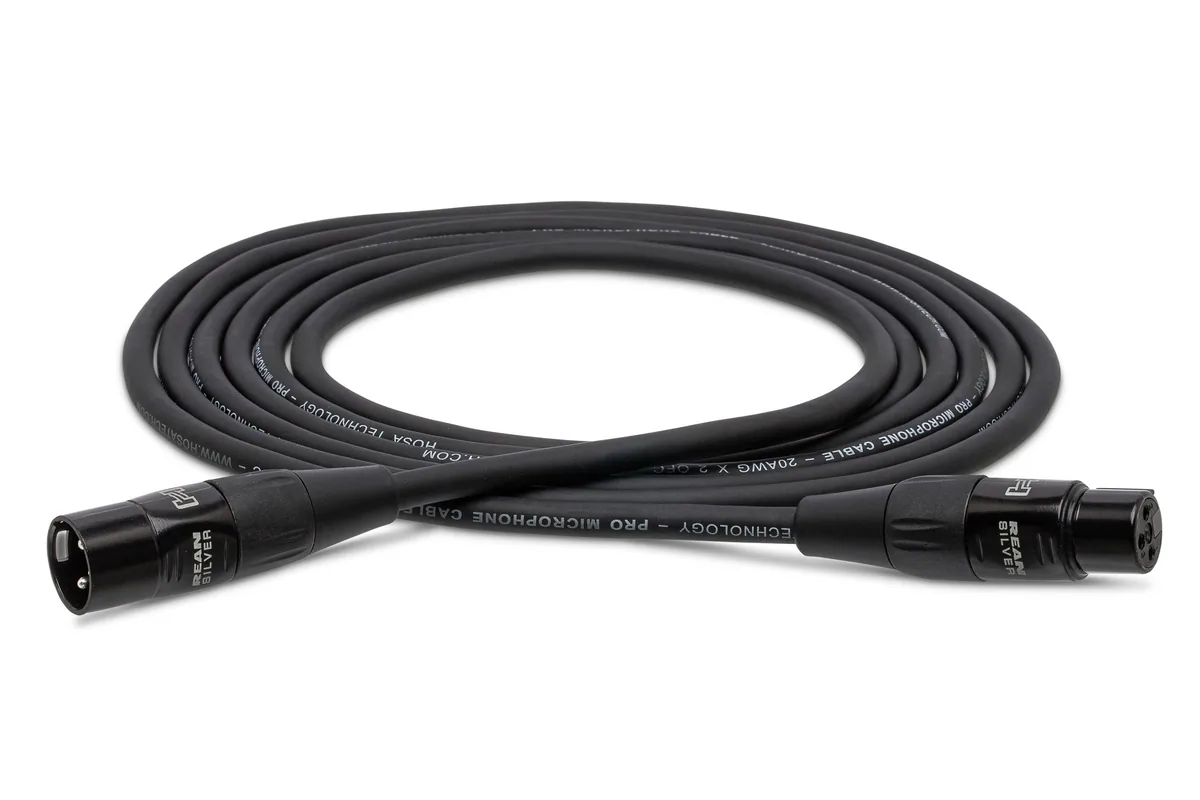 Hosa HMIC-020 Pro Microphone Cable 3-Pin XLR Female to 3-Pin XLR Male – 20′