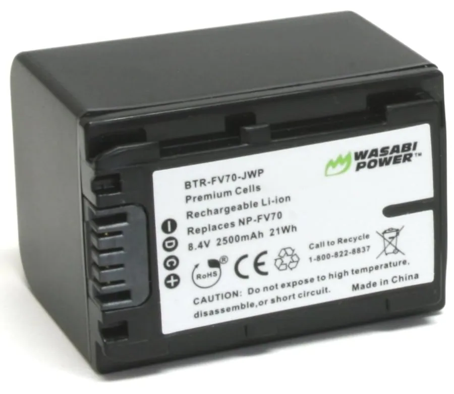 Wasabi Power Battery for Sony NP-FV70