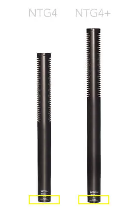 Rode NTG4+ Shotgun Microphone with Digital Switches and Built-In Rechargeable Battery