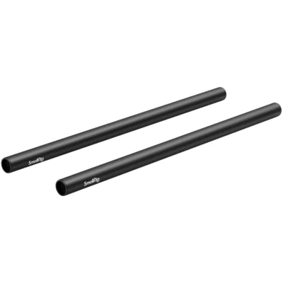 SmallRig 1053 15mm Black Aluminium Alloy Rod 30cm (2 pcs)