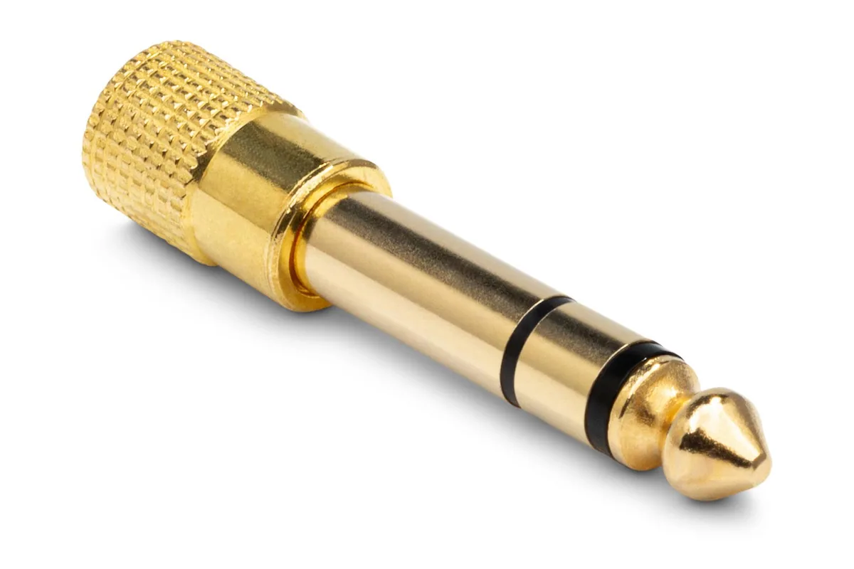 Hosa GHP-105 3.5mm TRS to 1/4″ TRS Headphone Plug Adaptor