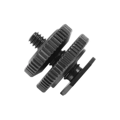 SmallRig 1631 Cold Shoe Adapter with 3/8″ to 1/4″ Thread(2pcs Pack)