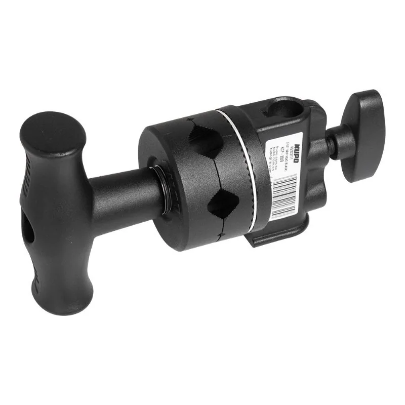 Kupo KCP-200B 2-1/2″ Grip Head With Big Handle (Black Powder-Coated Finish)