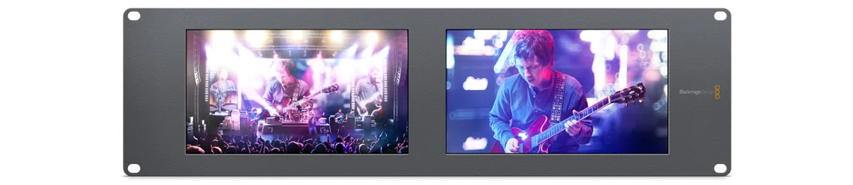 Blackmagic Design SmartView Duo Rackmountable Dual 8″ LCD Monitors