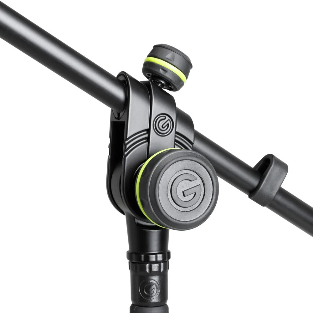 Gravity GMS2222B Short Microphone Stand with Round Base (Black)
