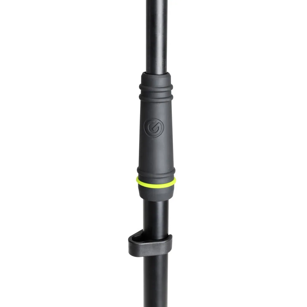 Gravity GMS2222B Short Microphone Stand with Round Base (Black)