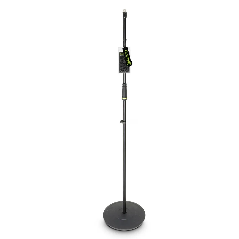 Gravity GMS23 Microphone Stand with Round Base (Black)
