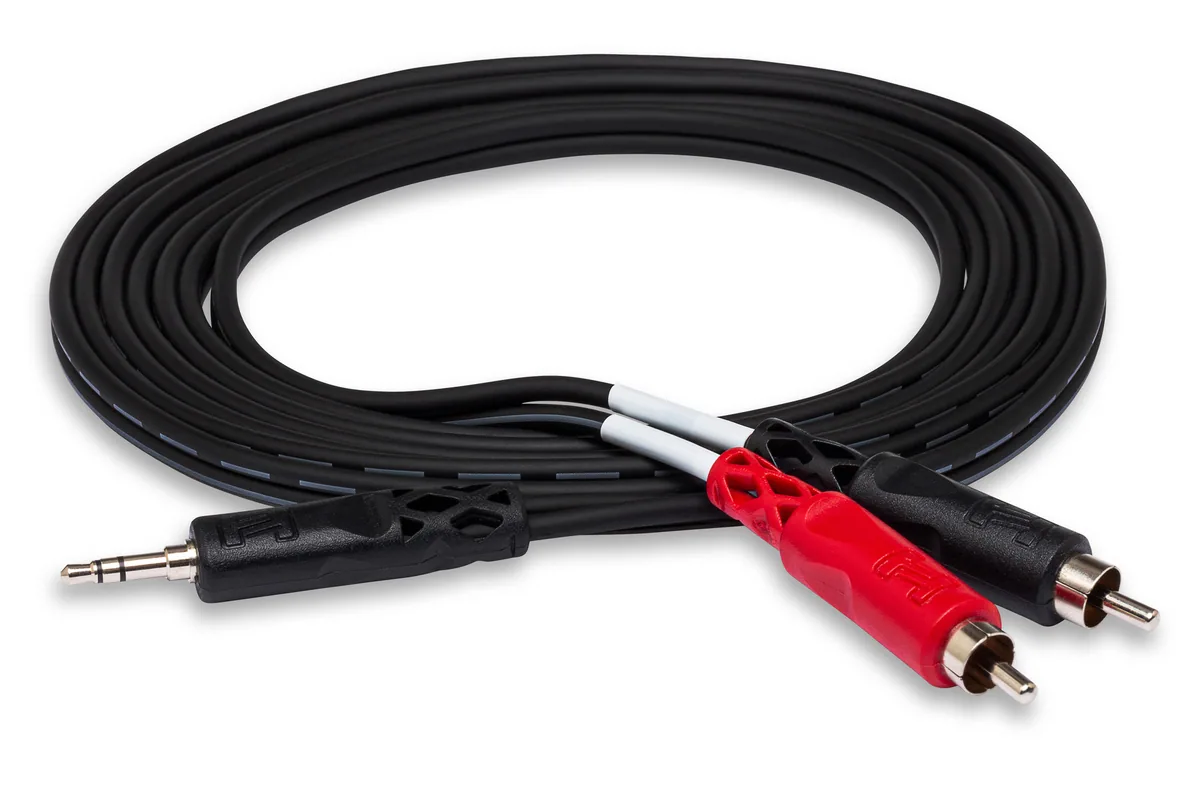 Hosa CMR-203 Mini to RCA Breakout 3ft