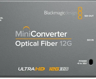 Blackmagic Design Mini Converter Optical Fibre 12G SDI