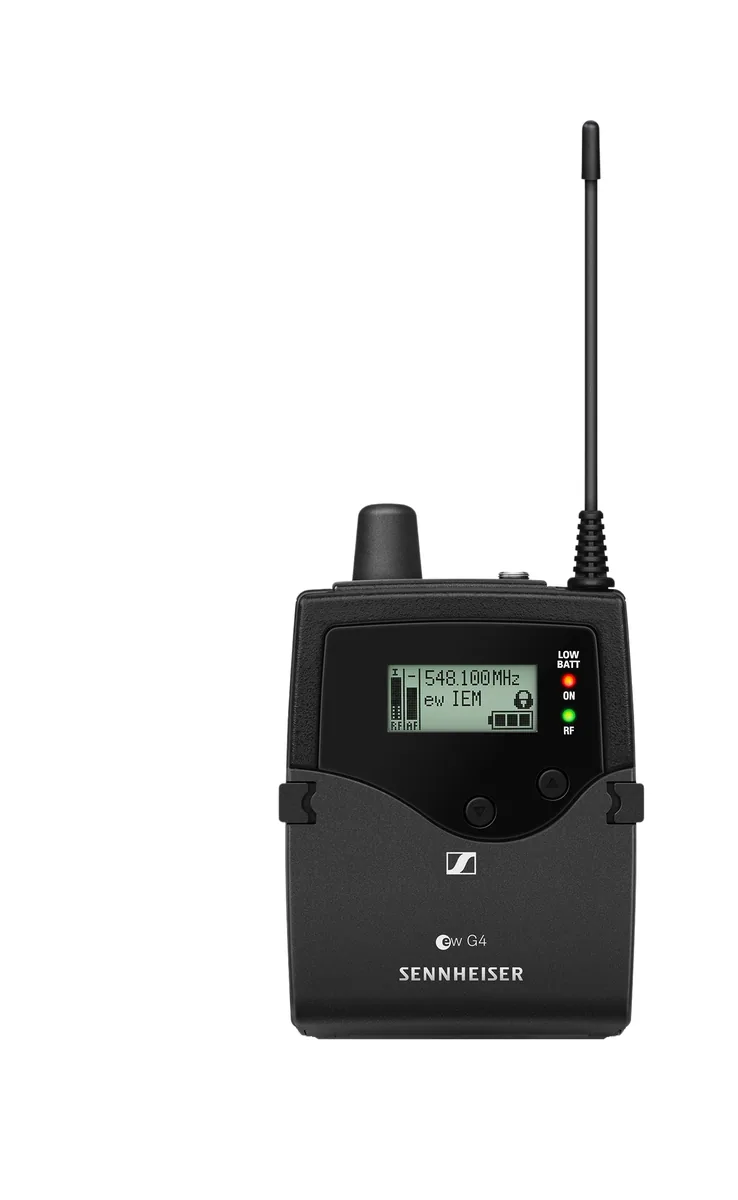 Sennheiser EK IEM G4 Stereo Bodypack Receiver with IE 4 Earphones (B: 626 – 668 MHz)