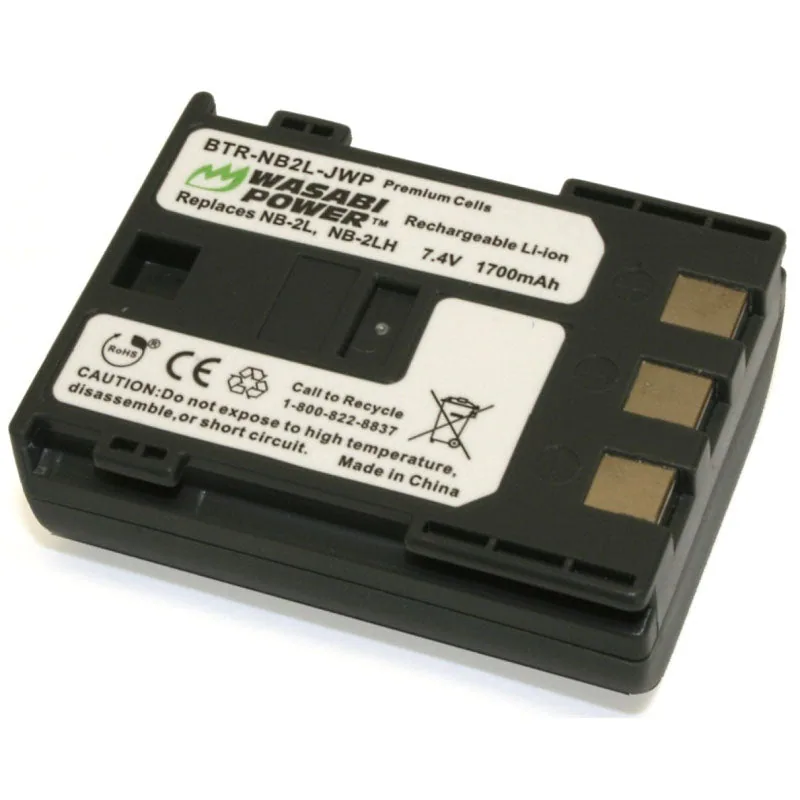 Wasabi Power Battery for Canon NB-2L, NB-2LH and BP-2L5