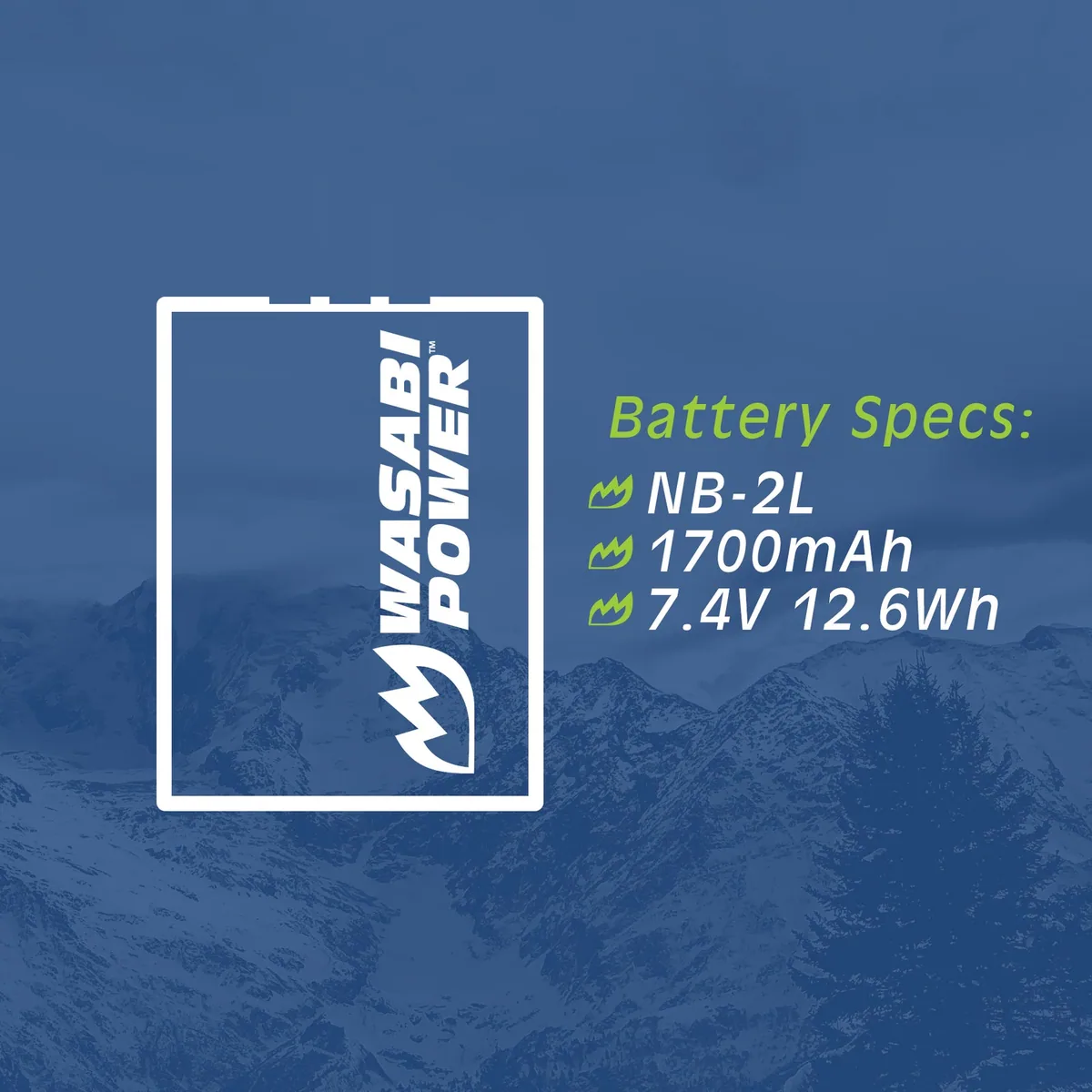 Wasabi Power Battery for Canon NB-2L, NB-2LH and BP-2L5