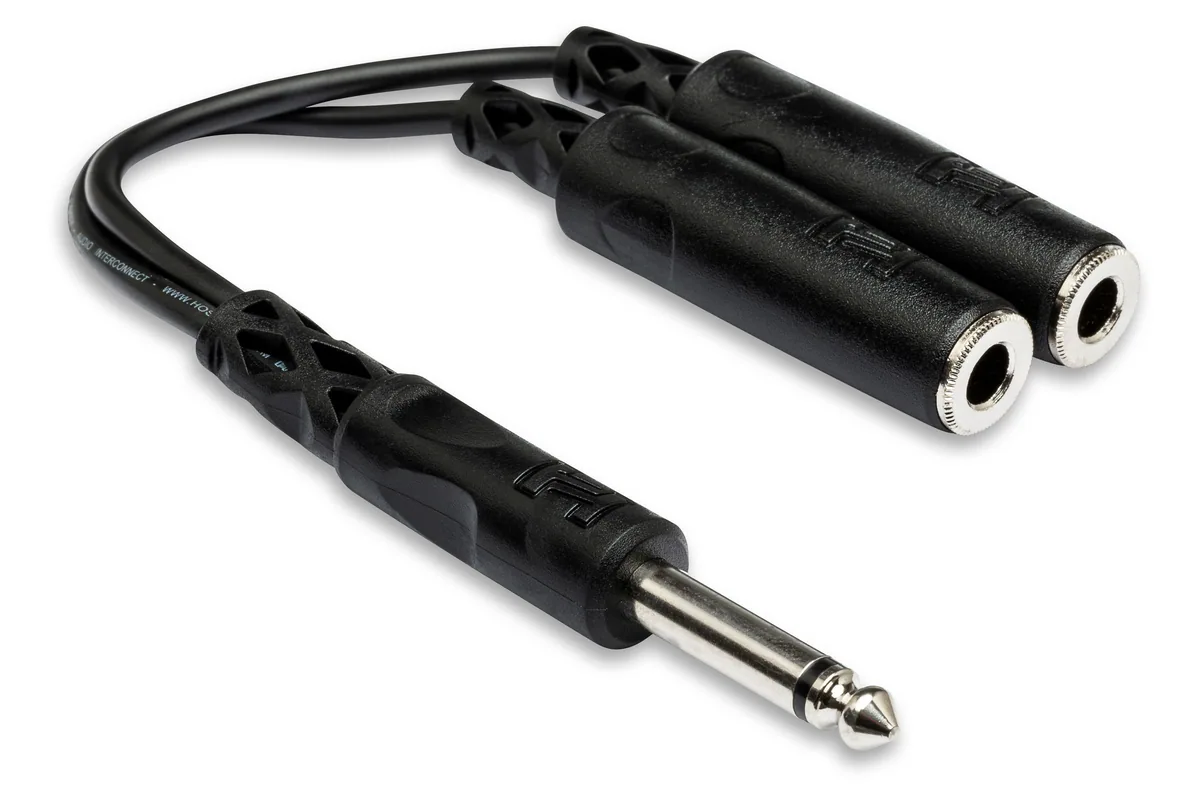 Hosa YPP-111 6.5mm Splitter Cable
